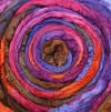  Mardi Grass - Merino and Silk Hand Dyed Roving from Lisa Souza