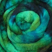 Emerald City Hand Dyed Roving for Hand Spinners