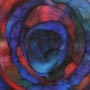 Joseph's Coat Hand Dyed  Blue Face Leicester Roving by Lisa Souza