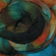 Olive Tones Hand Dyed Roving for Hand Spinners