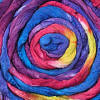 Sky Drama -- Merino and Silk Hand Dyed Roving from Lisa Souza