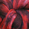 Hand Dyed Silk Merino Roving from Lisa Souza