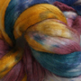 Hand Dyed Silk Merino Fiber from Lisa Souza