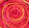 Merino Silk Hand Dyed Roving - Earth Birth