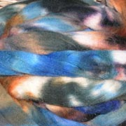 Beach Stone Hand Dyed Roving by Lisa Souza