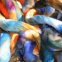 Bird of Paradise Hand Dyed Roving For Spinners