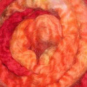 Earth Birth Hand Dyed Roving by Lisa Souza