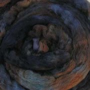 Mahogany Hand Dyed Roving by Lisa Souza