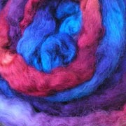 Sky Drama Hand Dyed Roving by Lisa Souza