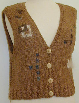 Alpaca Squared Vest - Front