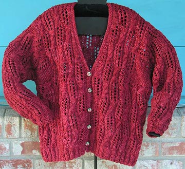 Garnet Lantern Cardigan