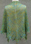 Envy Shawl Design by Brena Patipa using Lisa Souza Hand Dyed Yarn