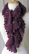 Lace Scarf using Sock! Merino Yarn