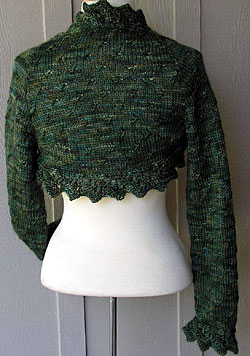 Hand Dyed Kid Mohair Silk Shrug Kit from Lisa Souza