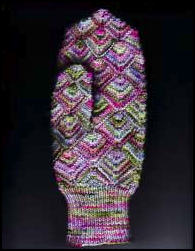 Heartland Diamond Patch Mitten Pattern