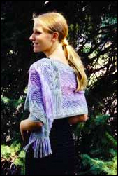 Heartland Beaded Trellis Shawl 