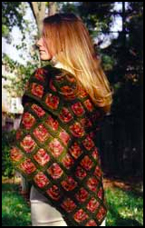 Heartland Cathedral Window Shawl