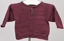 Sweater Kit using Hand Dyed Yarns from Lisa Souza