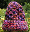 Reversible Hat using hand dyed Sock yarn