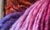 Mardi Gras Hand Dyed Silk and Merino Yarn from Lisa Souza